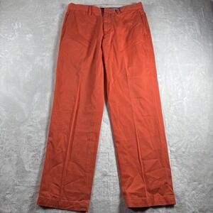 Polo Ralph Lauren Mens Classic Fit Orange Pants Size 33/30